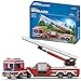 Apostrophe Games Fire Truck Building Block Set, Fire Fighter Building Blocks (Extended Ladder Firetruck), 294 Pieces