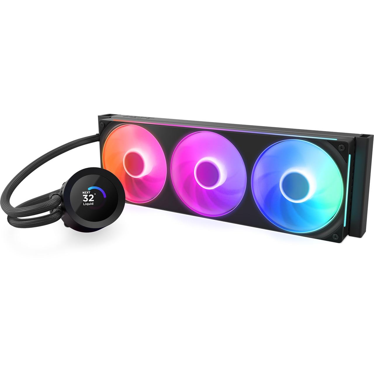 Water Cooler NZXT Kraken Plus 360 RGB Preto Fan F360 Core Tripla