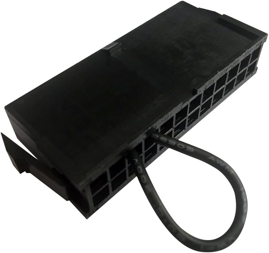ULANSEN 24-Pin ATX EPS PSU Power Supply Jumper Bridge Tool Starter Tester Start up Switch Compatible with 20Pin