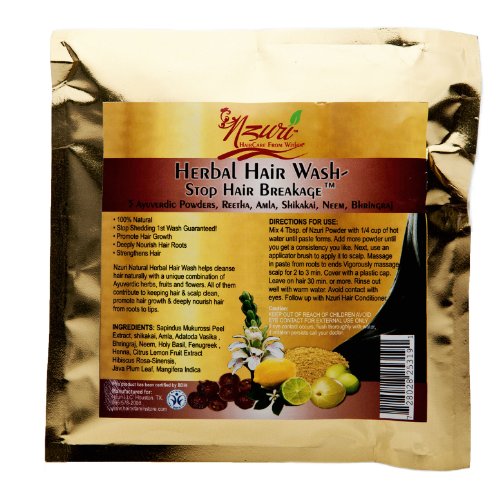 Nzuri Herbal Hair Wash Powder - Stop Hair Breakage