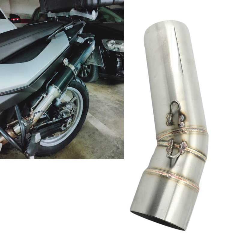 Escape Moto Tubo Para BMW Para F800GS 2008-2017 Para F650GS 2008 2012 Para F700GS 2013-2017 Para ADV Moto Silenciador escape Tubo enlace medio 51 mm Moto Tubo Escape Silenciador