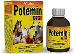 Potemin Suplemento e Mineral Para Animais B12 120 mL - VetBras
