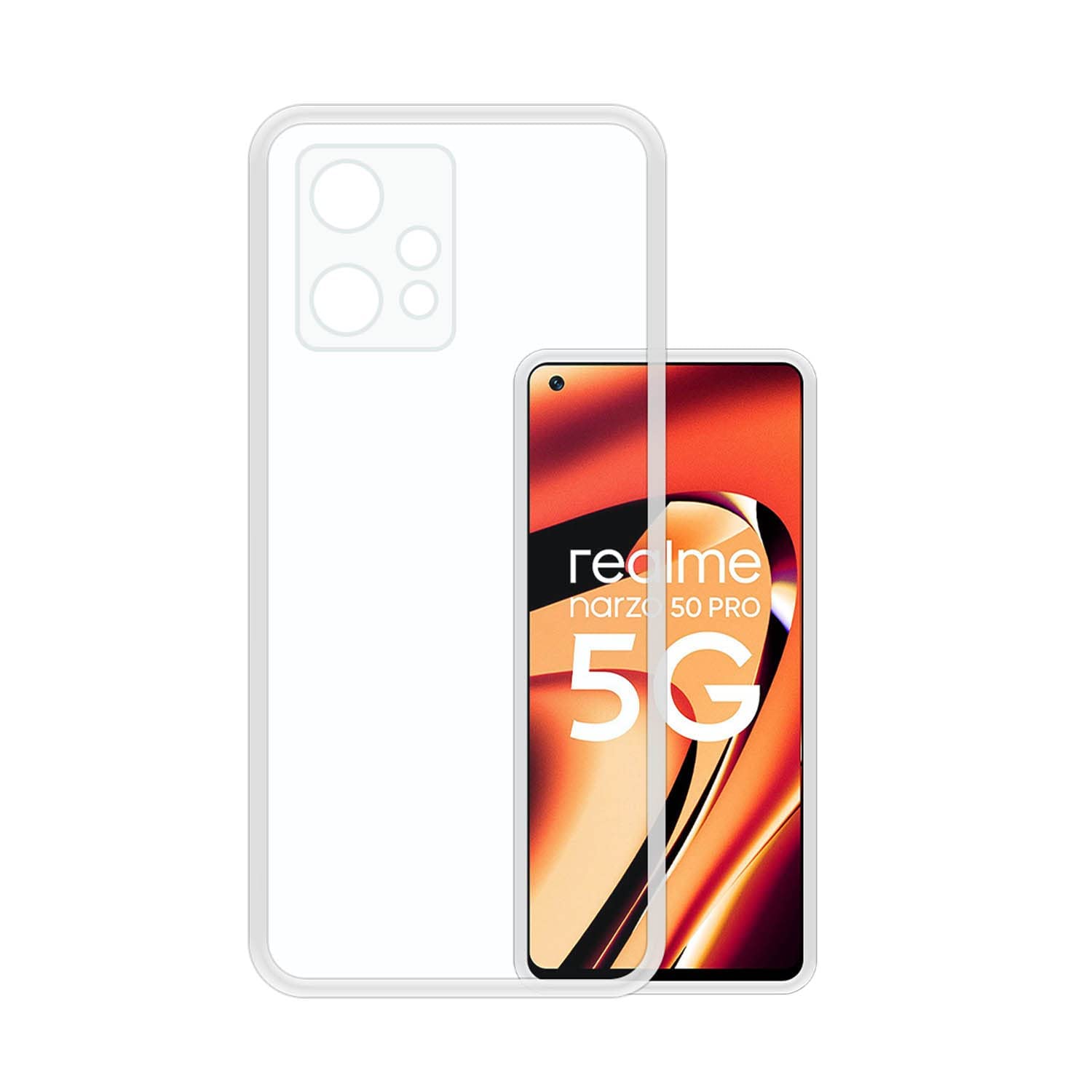 Dashmesh Shopping Mobile Back Case Cover for realme Narzo 50 Pro 5G (Soft Silicone Transparent) (B0BGQ7T6C7) Amazon Price History, Amazon Price Tracker