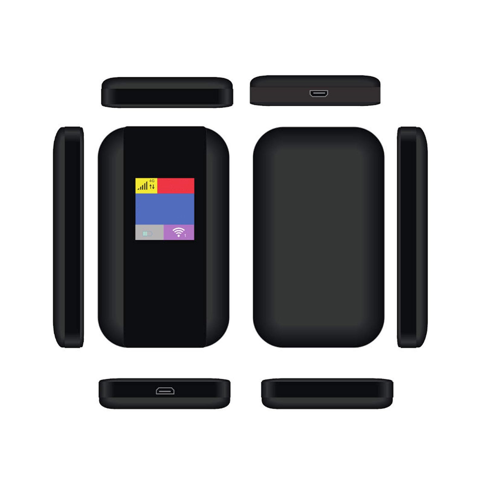 CHICIRIS 4G LTE Mobile WiFi Hotspot, Supporta 10 Utenti
