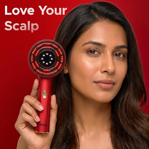 Image of Zelmors Red Light Therapy Hair Reviver Device | 3-1 Effora's Scalp Massager Electrical | Oil Massager Comb | Automatic Hair Oiler | Head Oil Massager Scalp | Electric Handheld Massagers