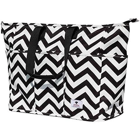 Damen Reisetasche, Women Weekender Bag Muti-Pockets Overnight Carry-on Duffell Travel Gym Tote Gepäckaufbewahrung Dufffel Cover