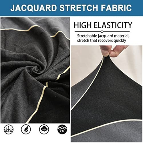 Housse de canapé d'angle extensible complet 2 places modèle J 145-185cm - 4