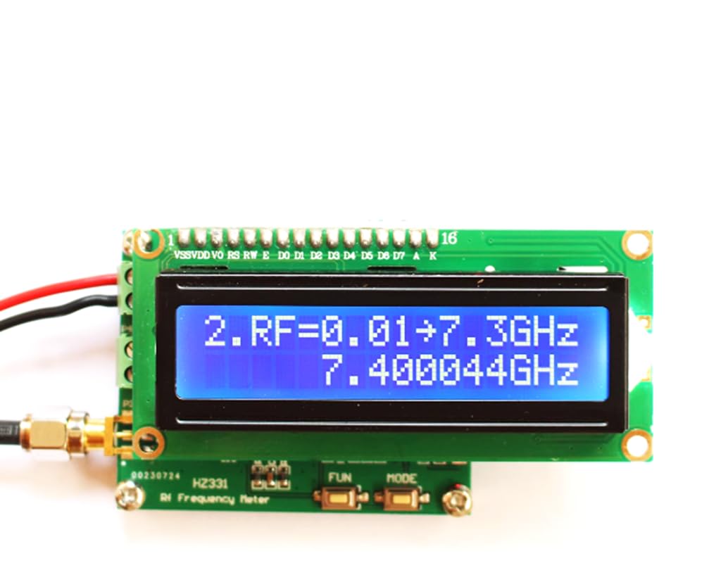 HF RF Frequency Meter 2.4G 3G 5.8G 6G 7G 1Hz~7.3GHz
