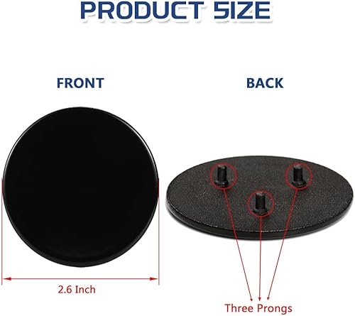Miniatura 3 de WB29K10022 Tapa de quemador de hierro fundido, tapa de quemador pequeña de superficie para cocina de gas GE, pieza de repuesto para estufa de gas