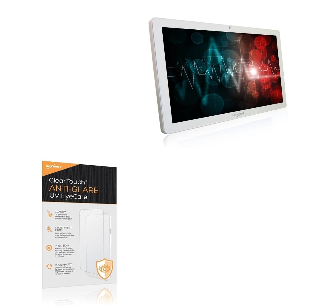 BoxWave Screen Protector Compatible With Tangent KW22 - ClearTouch Anti-Glare Anti-UV EyeCare (2-Pack), Filters out Harmful Blue Light Reduce Fatigue