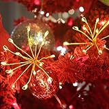 🎄 [Polyvalente et élégante] Parfaite pour décorer sapin, centre de table, meubles ou murales pendant les fêtes de Noël.