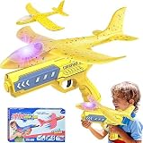  TaimeiMao Flugzeug Spielzeug, Flugzeug Spielzeug Segelflugzeug mit Trägerrakete, Styropor Flugzeug, Kinder Werfen Schaum Segelflugzeug, Outdoor-Sports Flugzeug Spielzeug für ab 3 Jahre