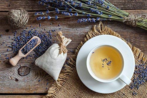 8 Cups Lavender in Large Glass Bottle, Highland Dried Lavender Flower Buds