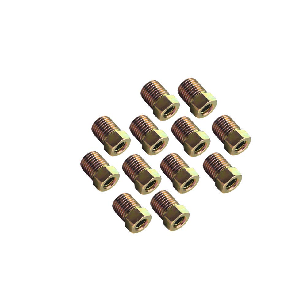 Tuerca Para Tubo De Llamarada Invertida De 3/8 (5/8-18 Hilos) – Paquete De 12, Marca Thestopshop