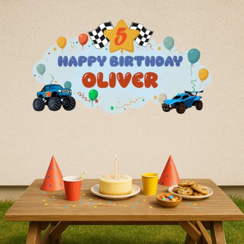 Vinilo Decorativo de Cumpleaños Personalizado para Niños miniatura 4