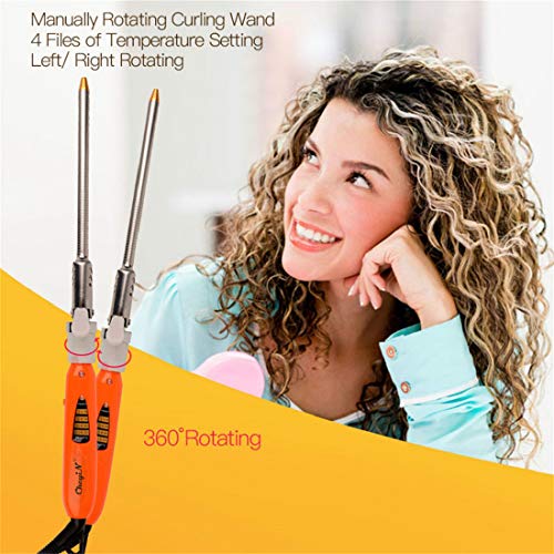 Kleine Mini rizador, inkint Chop Stick Styler 9 mm Professional eléctrica rizador para cabello afro rizos corta pelo largo duenner lockenstab para muñeco & Niños, pelo rulos ruedas