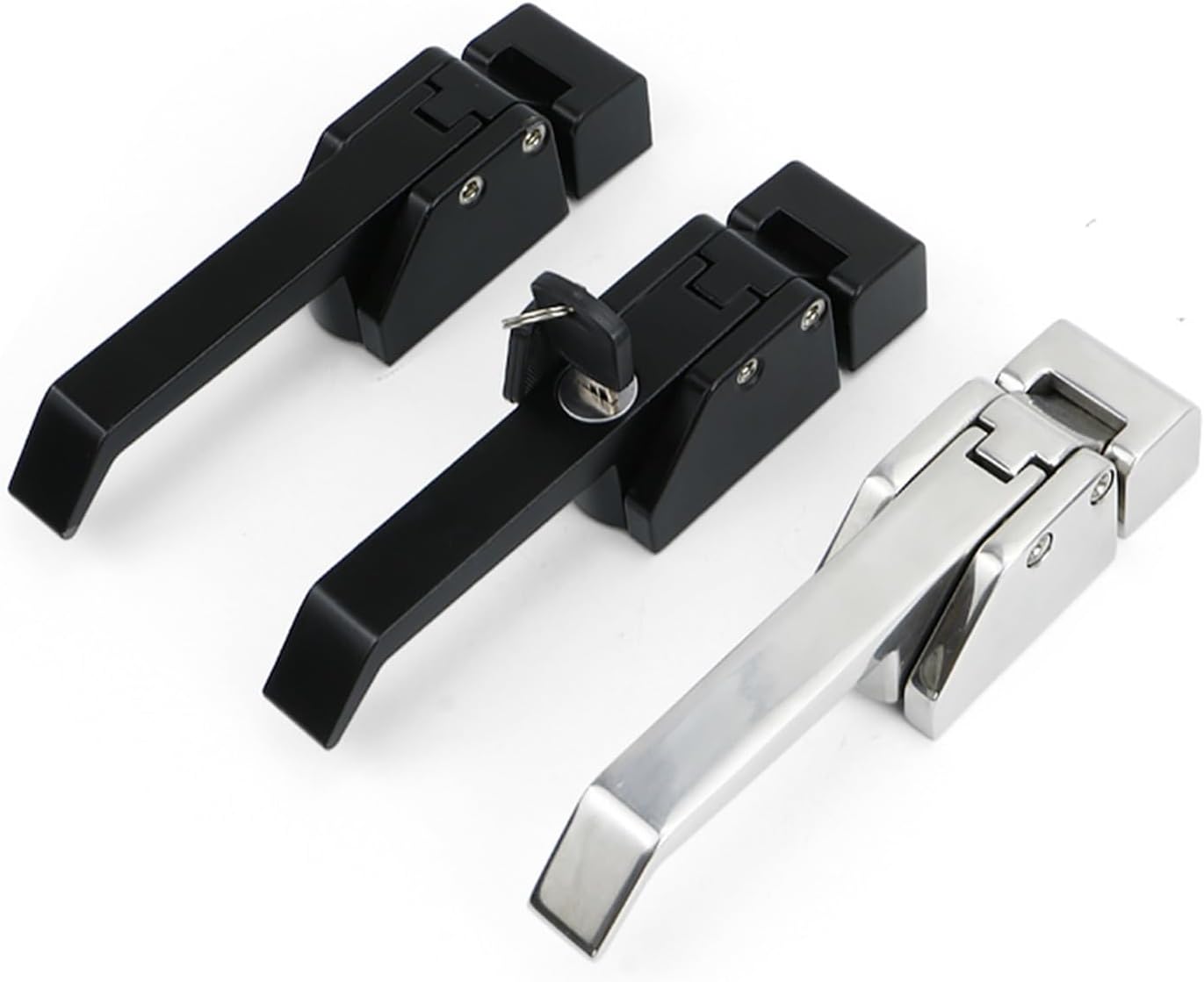 A7-10-351 Over Center Draw Lever Compression Latch Toggle for Cabinet Box Freezer 1Pcs(SUS DK615 Without Key)