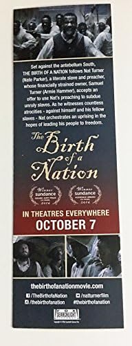 BIRTH OF A NATION - 2.75"x8.5" Original Movie Bookmark - 2016 Rare image 4