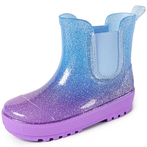 Image of Motasha Chelsea Rain Boots for Girls Boys Waterproof Toddler to Big Kids