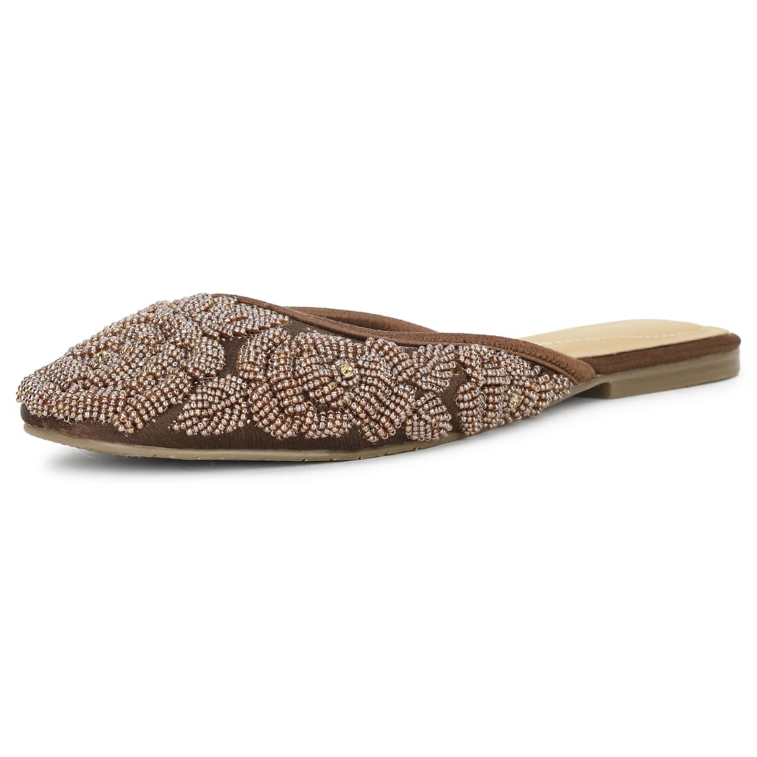 Bata Red Label Womens KIM FLAT E 23 Festive (5794033_BROWN_4 UK) (B0CKFJMPGK) Amazon Price History, Amazon Price Tracker