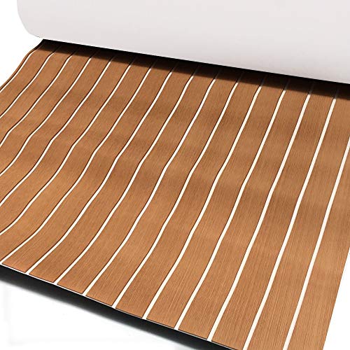 Cozyel Feuille de Plancher de Bateau Tapis Auto Adhésif Cover