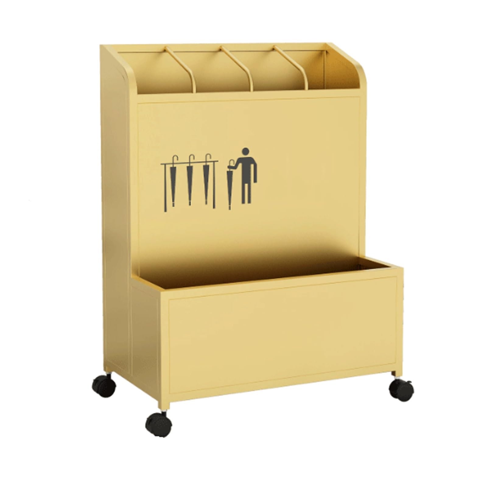 CFY652 Umbrella rack Umbrella Stands And Storage Racks: The Perfect Choice For Hotel Lobbies, Retail Stores, And School Classrooms Office(Gold,Large)