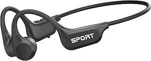 Bone Conduction Headphones, 2025 Upgrade Bluetooth 5.4 Open Ear Headphones, 10H Playtimes Bone Conduction Earbuds with Mic, IP56 Sweatproof Earphones for Workout, Hiking, Black asin的图片