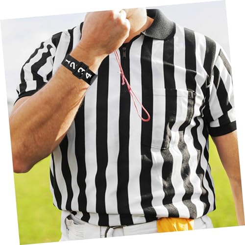 Kit estándar para árbitros de fútbol con silbatos y banderas miniatura 4