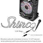 Shinco Handheld Mic, Cardioid Vocal Dynamic Microphone with 13ft Cable and ON/Off Switch, Plug-in Microphone for Karaoke Singing Machine, AMP, and Speaker - Image 4