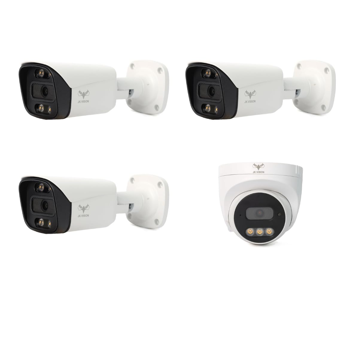5MP 3 Bullet, 1Dome IP Camera Combo with 18 LED, Night Vision, Built in Audio, 30M Range, 1 Year Warranty-picture-26
