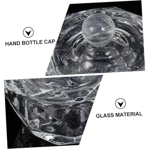 Ipetboom Crystal Nail Art Cups con tapas 2 piezas miniatura 2
