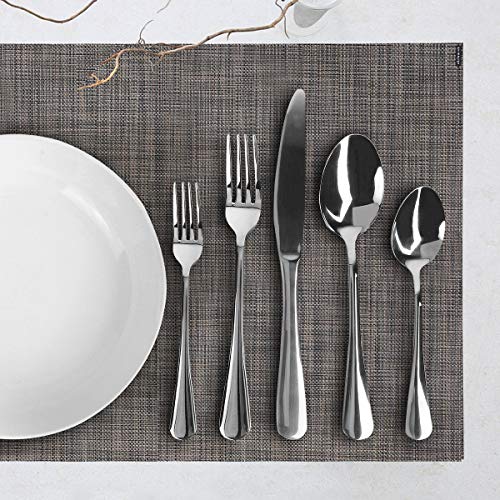 image for M MCIRCO Silverware Set, 20-Pieces Flatware Set Stainless Steel Cutler