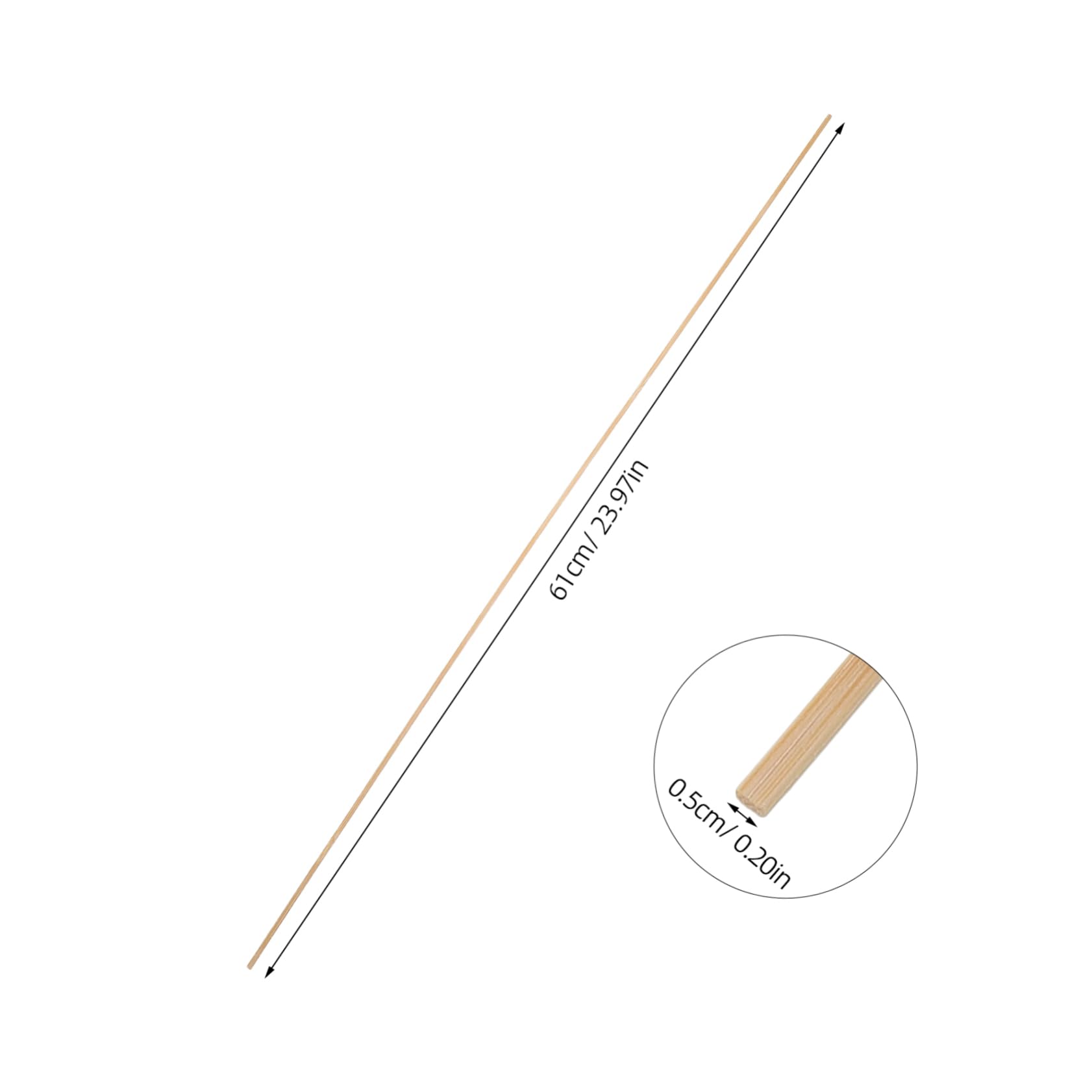 VANZACK 10pcs Kite Support Sticks for Craft Projects for Creative Kite Making for Decoration