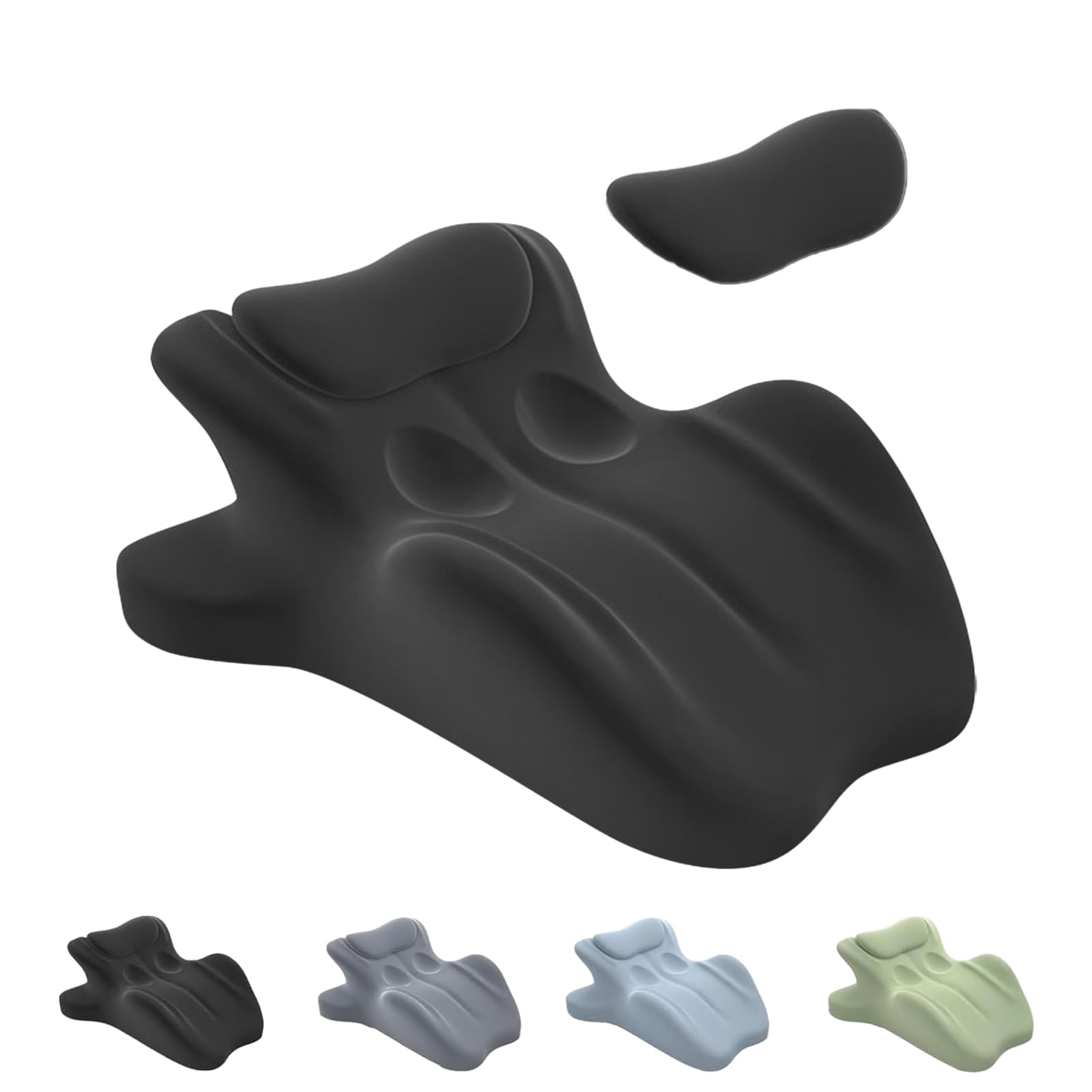 Oreiller de couple - Oreiller d'intimité pour couple - Soutien ergonomique de la posture pour la colonne vertébrale - Oreiller de lit multifonction - Position parfaite à 27° pour toutes les postures