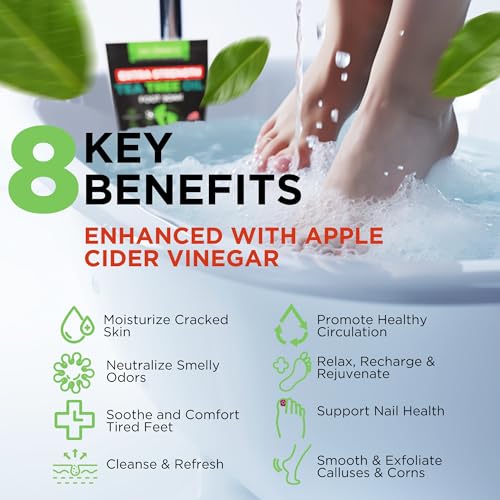 image for DAILY REMEDY EXTRA STRENGTH Tea Tree Oil Foot Soak with Epsom Salt - M