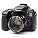 EasyCover Silicone Protection Cover for Canon 90D Camera, Black