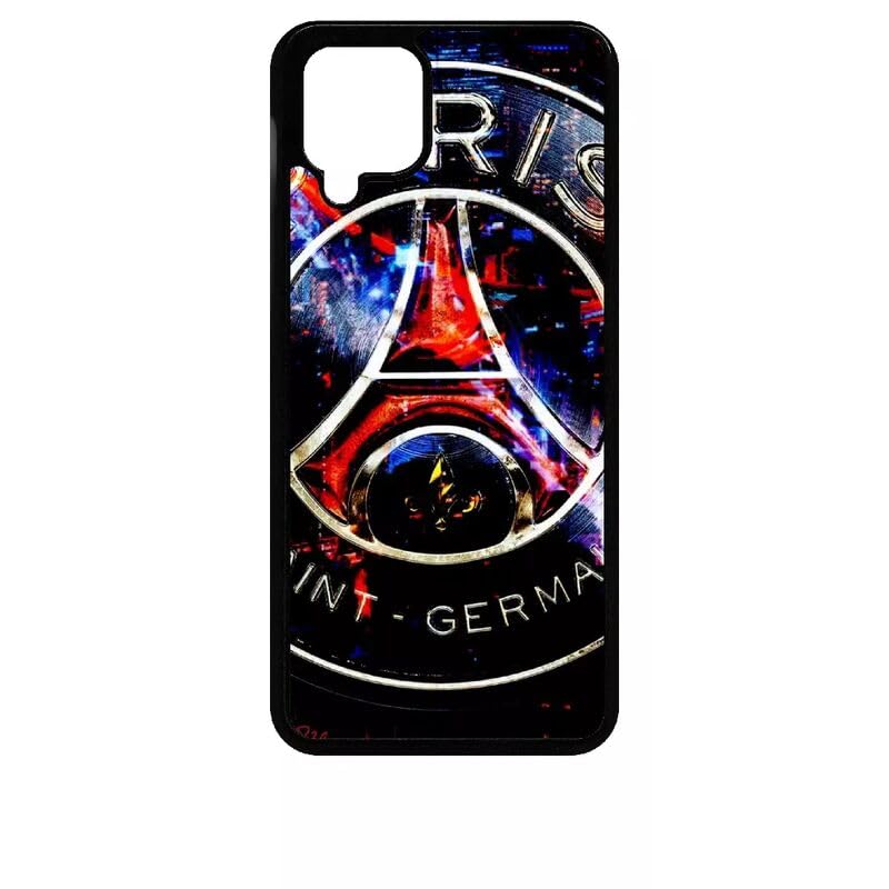 Coque Galaxy A12 PSG Paris lumineuse au stade comme en ville avec style urbain noir