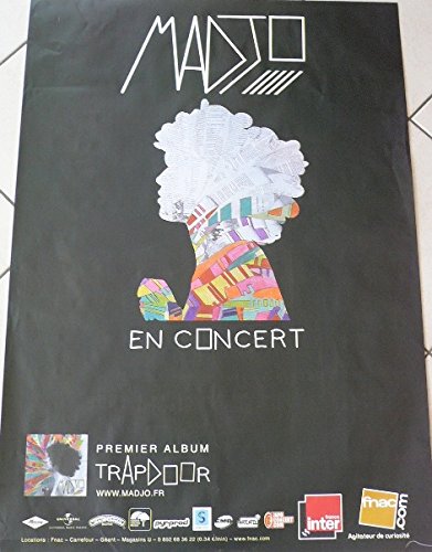 Poster Madjo 70x100 cm pour habiller un grand mur blanc sans percer de multiples trous