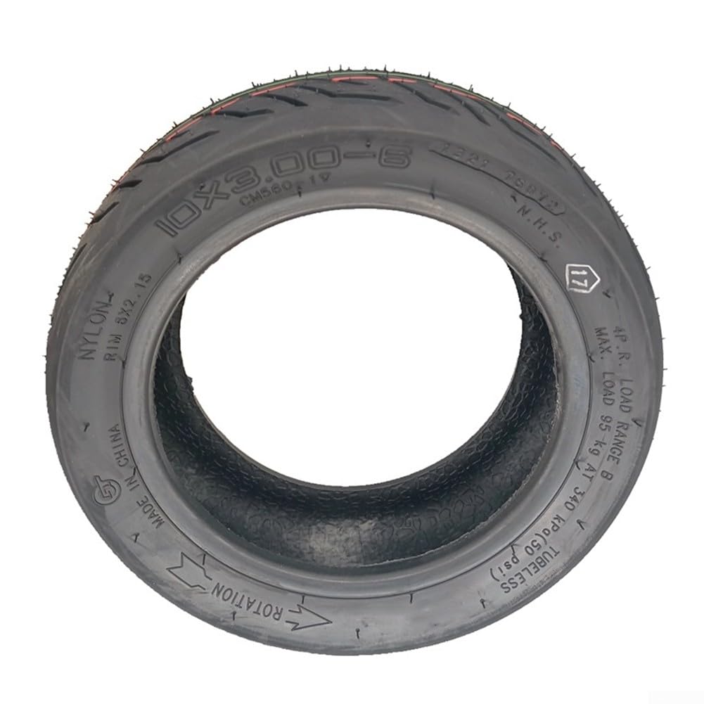 Pneu sans chambre à air épais de 10 pouces 10x3.00-6 pour scooter électrique UTV ATV Équilibre