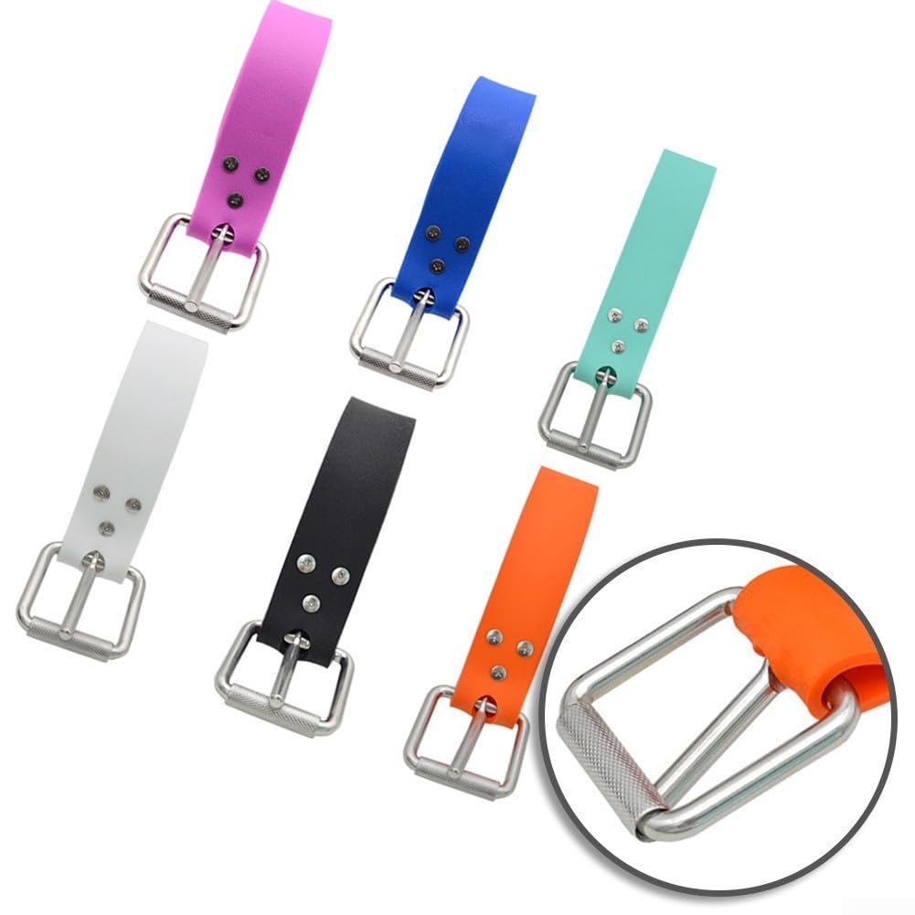 Cintura in silicone con fibbia marsigliese per sport subacquei 1. o 1,5 m (150 cm nero)