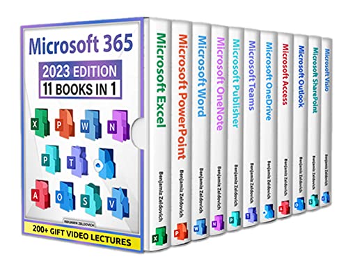 Amazon.com: Microsoft 365: 11 Books in 1: The Ultimate All-in-One Bible to  Master Excel, Word, PowerPoint, Outlook, OneNote, OneDrive, Access,  Publisher, SharePoint, Teams and Visio with Step-by-Step Tutorials eBook :  Zeldovich, Benjamin: