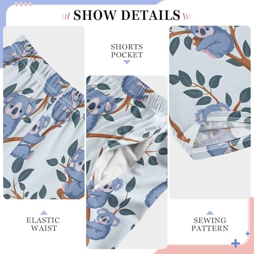 ALAZA Cartoon Little Koalas Pajamas Bottoms with Pockets Comfy Pjs Sleepwear Elastic Waistband Pajamas Pants Lounge Pants4