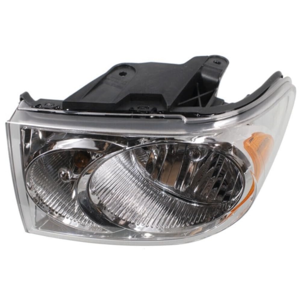 Amazon.com: SLCUKMT Headlight Halogen Left Side Clear Lens Chrome  