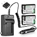 Kastar Battery (2-Pack) and Charger Kit for Olympus BLM-1, BLM-01, PS-BLM1 work for Olympus C-5060, C-7070, C-8080, E-1, E-3, E-30, E-520, EVOLT E-300, E-330, E-500, E-510 Cameras