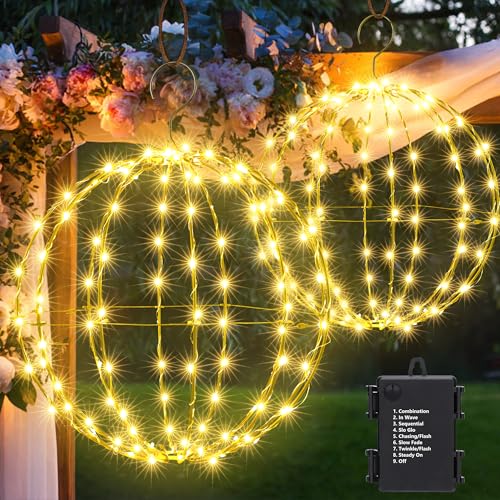 2 Hängekugelleuchten für den Außenbereich – 2 Größen,...