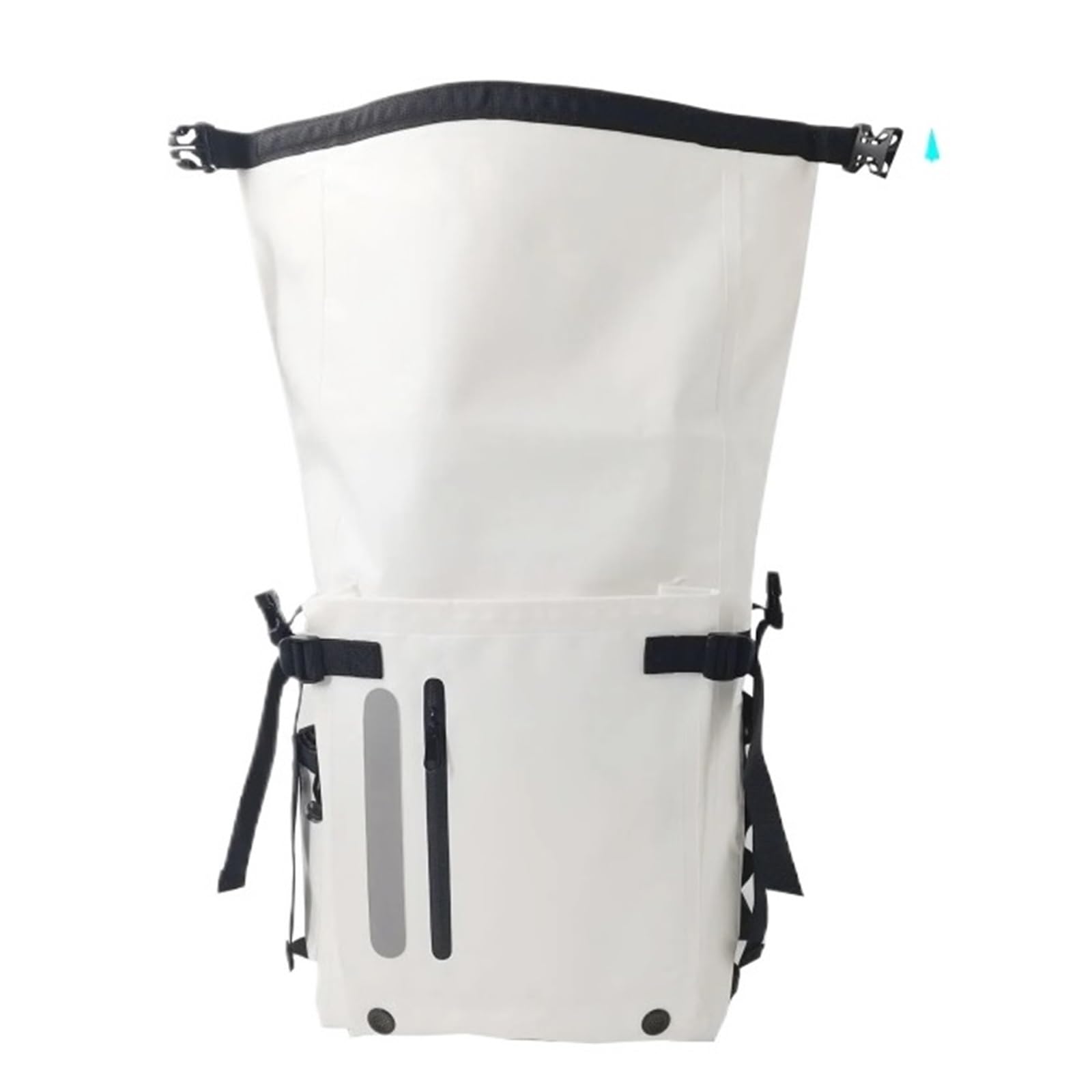 Borsa Nuoto Zaino impermeabile - Chiusura arrotolabile resistente, borsa stagna per pinne da sub e materiale da sub, unisex per adulti(White)