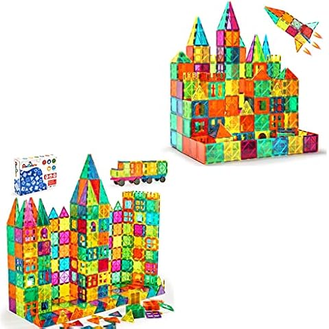 Anbalulu 134PCS Magnetic Tiles Plus 63PCS Magnetic Tiles Cover