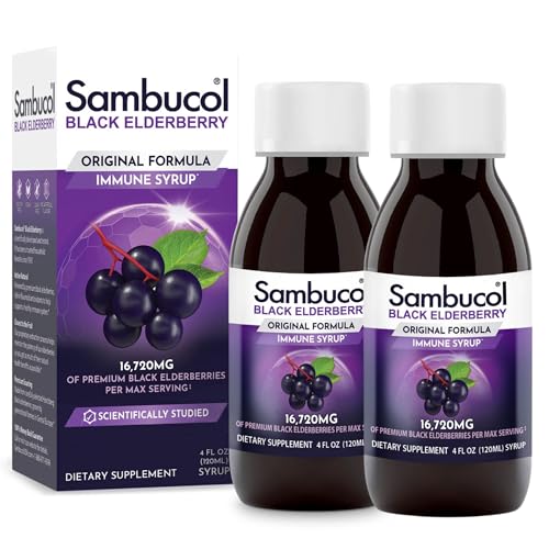 Sambucol Black Elderberry Syrup - Sambucus Elderberry Syrup, Blac...