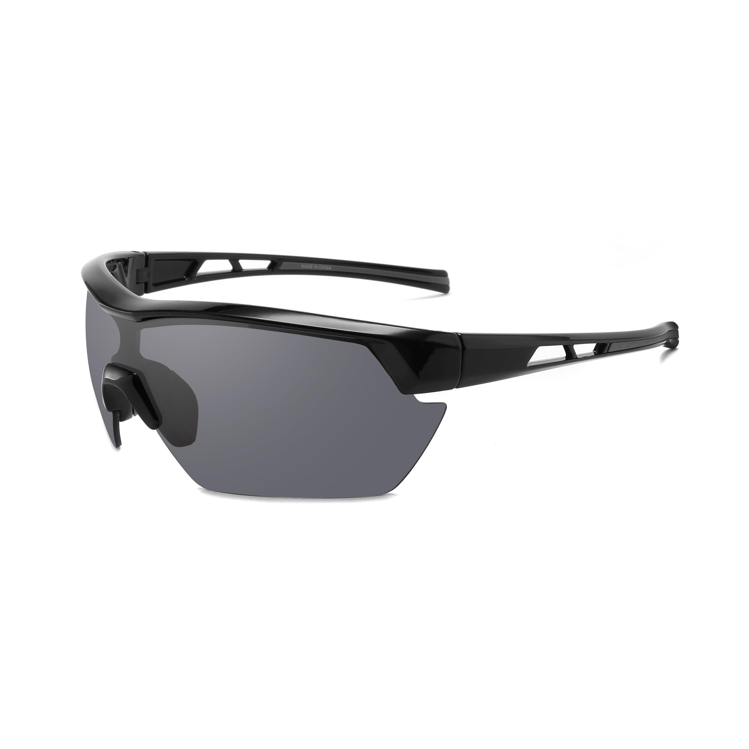 SINSPORT eyewear Occhiali da sole Bambini Occhiali da sole da baseball per bambini Occhiali da sole da ciclismo sportivi leggeri UV400 per ragazzi ragazze 6-8 anni