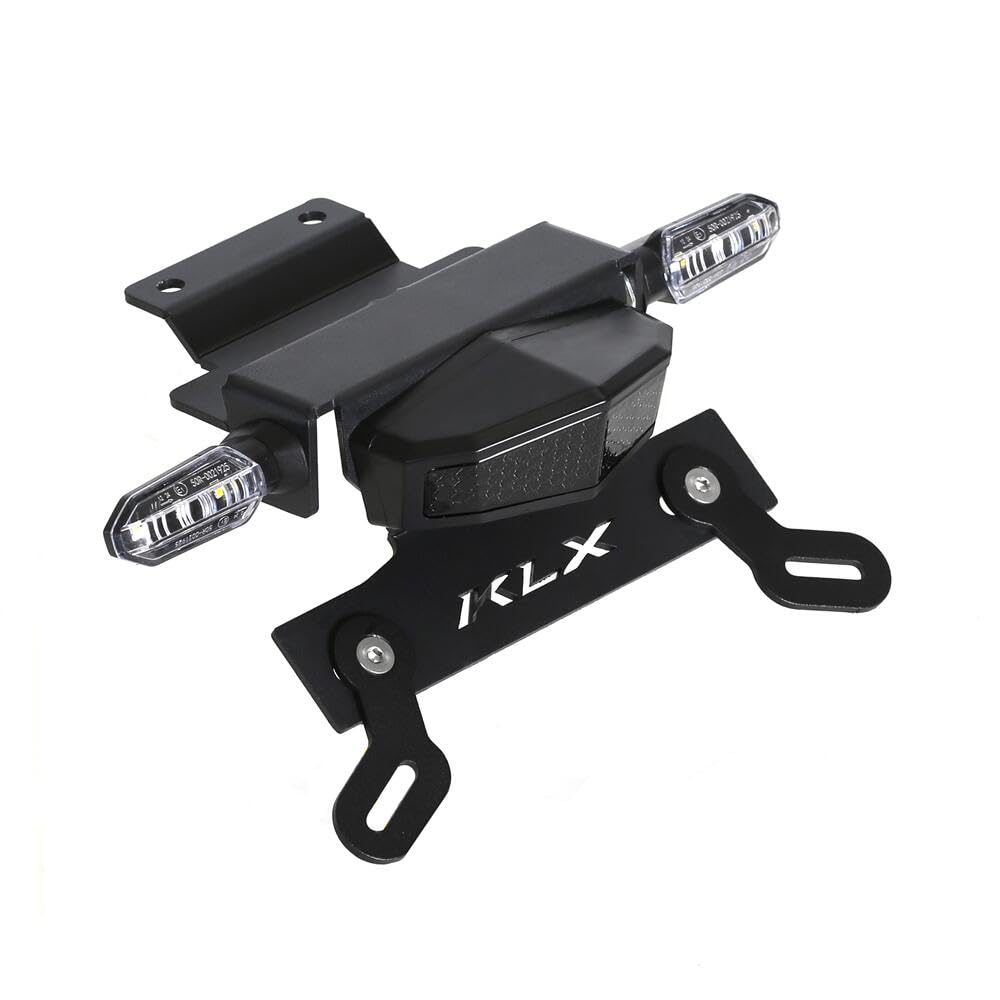 LED Brake Tail Light LED Indicator Turn Signal Blinker Tail Tidy License Plate Holder Fender Eliminator for KLX230 KLX230R KLX230SM KLX230SE KLX230S 2020-2024 (Smoke)